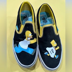 Vans simpsons slides women’s size 7